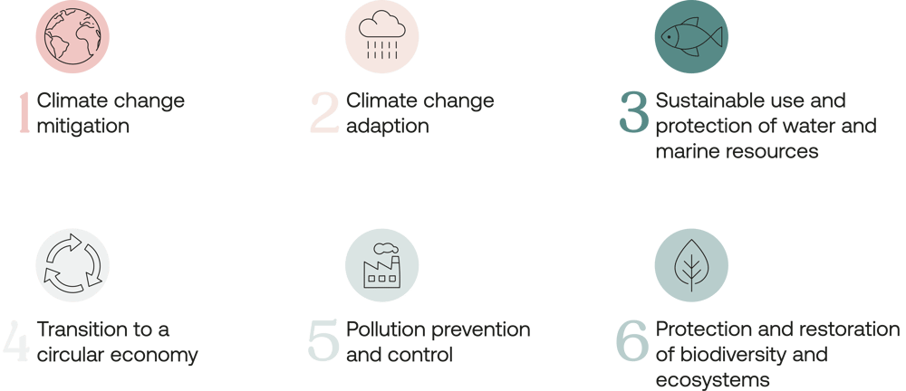 EU Taxonomy 6 objectives